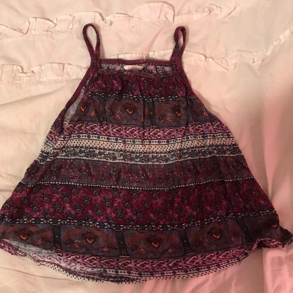 Gently worn flowy tank